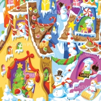 Carnaby Sweet Advent Gingerbread Snowmen