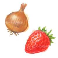 Onion and Strawberry